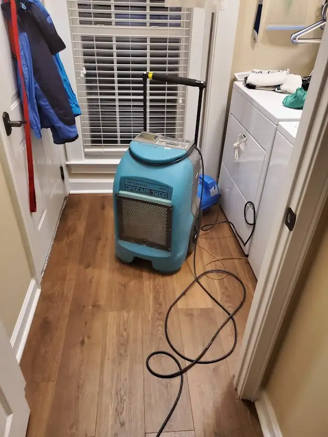 Commercial dehumidifier deployed for Flood Damage Cleanup in Cortlandt